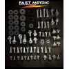 Honda 90pc FULL PLASTICS BOLT KIT for HONDA CRF450R CRF250R