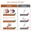 OTraki Hat Hangers for Closet, Wooden Baseball Hat Organizer Cap