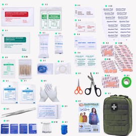 Carlebben EMT MOLLE Ifak Pouch Tactical MOLLE Medical First Aid Kit Utility Pouch Olive