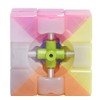 Jelly Speed Cube 3x3 Stickerless Magic Cube Puzzle Toy Colorful