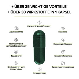 All In One Complex with +30 Active Ingredients - 7 Functions in 1 Capsule