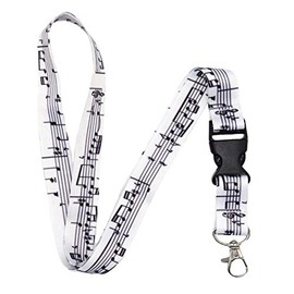 Lanyard for Keys Keychain Lanyard Premium Soft Silky Wide Strapped Beautifully Printed ID Teacher Lanyard with Spring Clip for Women/Men