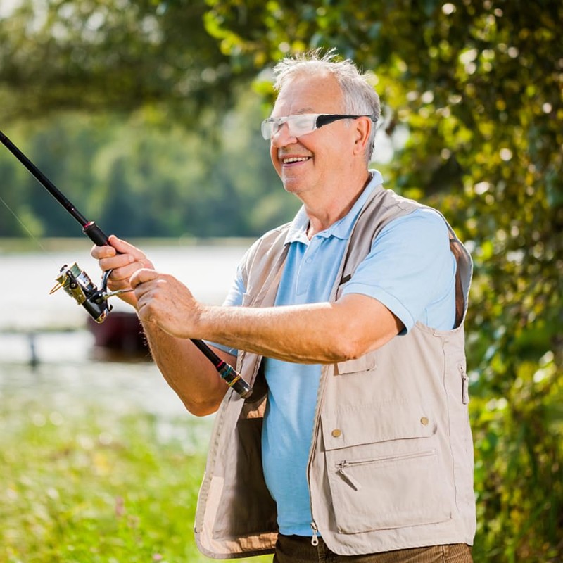 BESPORTBLE Fishing Magnifying Glasses - Portable Hands-Free Binoculars for Long-Distance