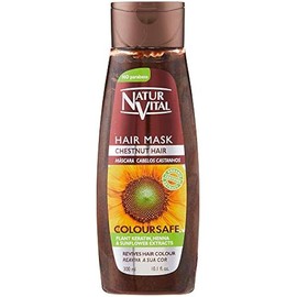 Colouring Hair Mask - Repairs and Colours - 300 Ml/Natural & Organic. (Chestnut Hair)