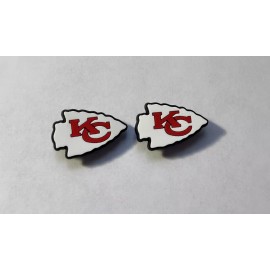 Unbranded Set of 2 KC Chiefs Charms compatible with crocs