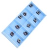 10Pcs Carbide Turning Blade Titanium Alloy High Temperature Resistance Rhombus