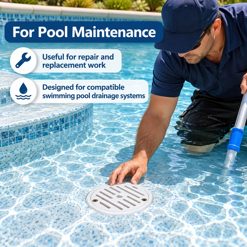 Adjustable Swimming Pool Floor Drain Outlet for Pool Water Drainage