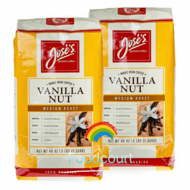 Jose's 2 Packs Jose’s Vanilla Nut Whole Bean Coffee 3