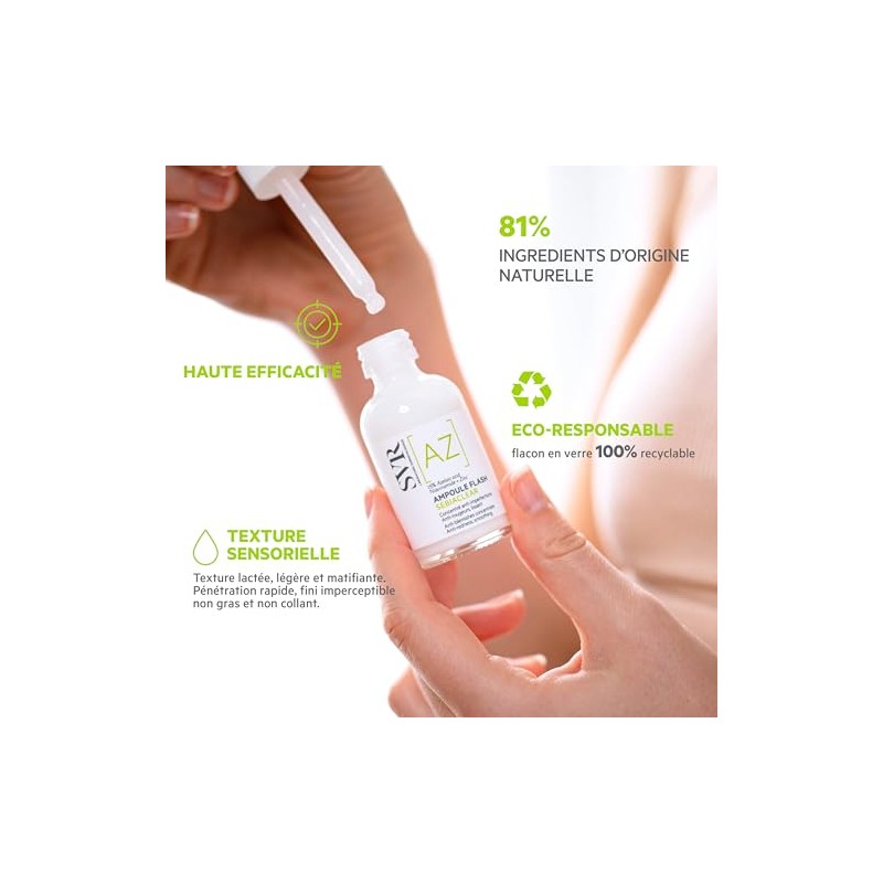 SVR Sebiaclear Ampoule Flash Srum Anti-Imperfecciones para Piel con Tendencia