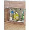 TRINITY Sliding Undersink Organizer with 2 Baskets for Kitchen and