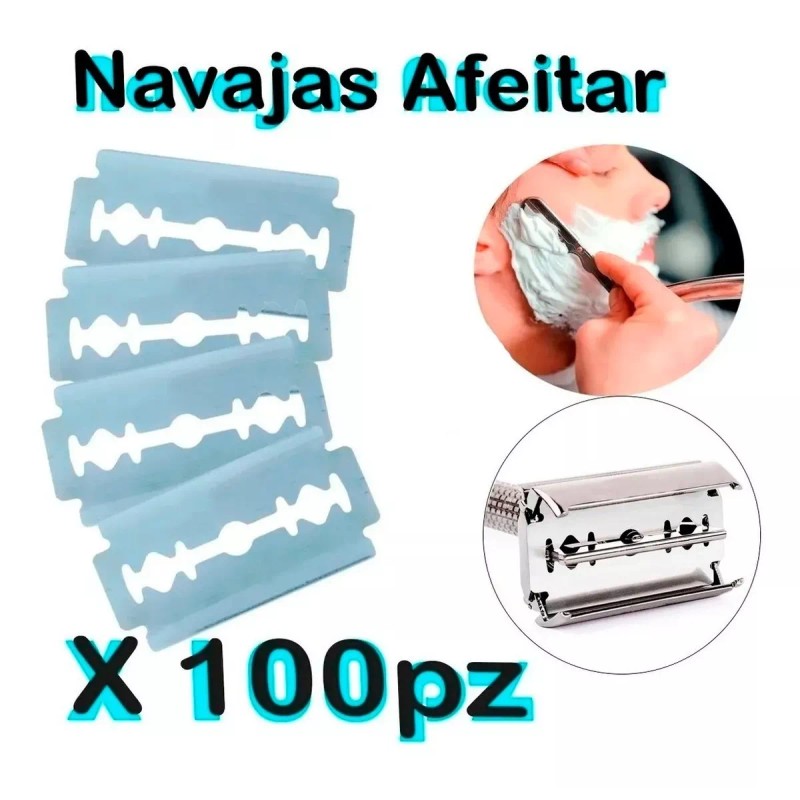 Universo en Linea 100 Navajas Dorco Para Rastrillo Mariposa Doble
