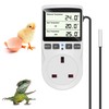NEKOSUKI Digital Temperature Controller, LCD Screen Heating Cooling Reptile Thermostat