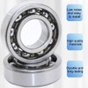 8 Pack 608ZZ Ball Bearings, Miniature Ball Bearings with Bimetal