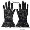 AWOCAN Women's Lace Elegant Short Gloves Courtesy Summer Gloves for
