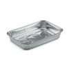 Bakery Direct Small Aluminium Foil Recyclable Traybake - Bake-in Mould - 190 x 126 x 26mm (Silver, 50)