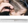 Tairantop Hairdressing Stainless Steel Metal Comb,Mustache Comb,Salon Hairdressing Comb Detangler