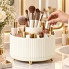 Rotating Makeup Organizer for Daily Beauty Storage – Easy-Access Plastic
