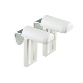 Victoria M. Klemmfix Universal Clamp Holder for Window Frames Made of Wood, Suitable for Roller Blinds & Blinds, Attachment without Drilling, Set of 2