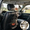 Car Headrest Archery Bow Holder - Green Metal Universal Vehicle