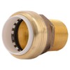 Sharkbite UIP140A 1" Brass Push-To-Connect PVC IPS x 1" Male