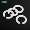 PATIKIL E27 to E14 Lamp Shade Reducing Ring, 4 Pack