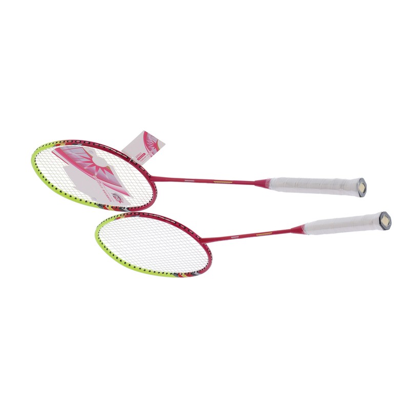 2 Player Badminton Racquets Adults Lightweight Carbon Fiber Rackets with