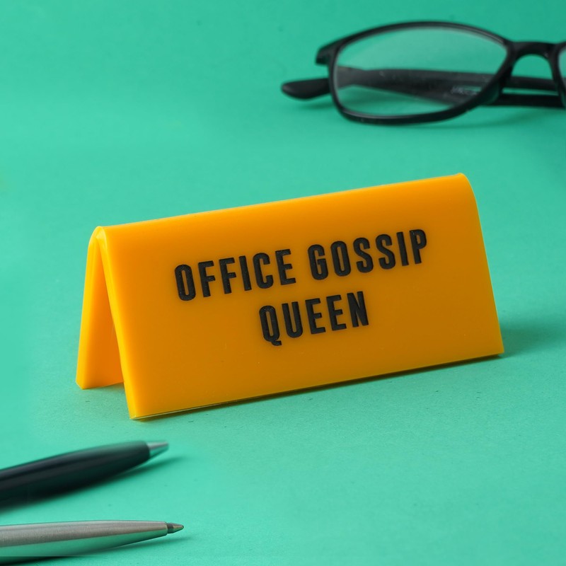 Eureka 'Office Gossip Queen' Desk Sign | From CGB Giftware's