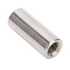 20 Pcs Round Connector Nut M6x1.0 10 L25mm Rod Coupling