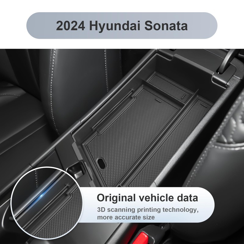 SKTU for 2024 2025 2026 Hyundai Sonata Center Console Organizer
