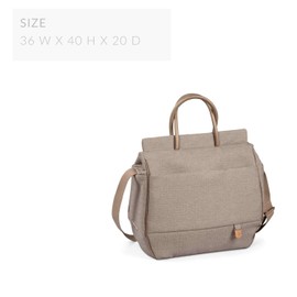 Peg Perego Borsa Diaper Bag - Accessory - Mon Amour (Beige & Pink)