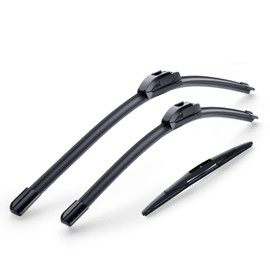 3 Wipers 26"/17"/12" Replacement For Honda CRV 2021 2020 2019 2018 2017(Set of 3), 26 Inch+17 Inch Windshield Wiper Blades with 12 Inch Rear Wiper Blade-Original Factory Quality