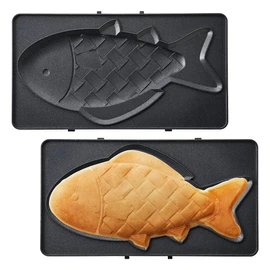 Bruno BOE044-FISH Hot Sandwich Maker, Electric Taiyaki, Fish Plate for Double