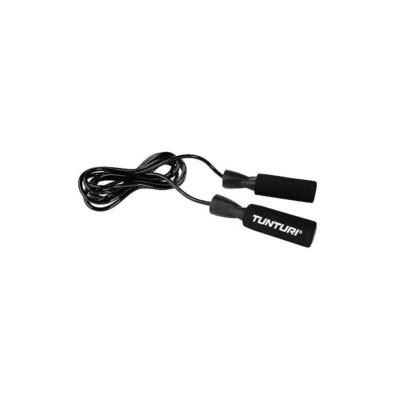 Tunturi Unisex Speed Jump Rope with Tubing, Grey, 20 x