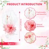 Larber 6pcs Mini Dried Flower Bouquets Boho Small Dried Flower