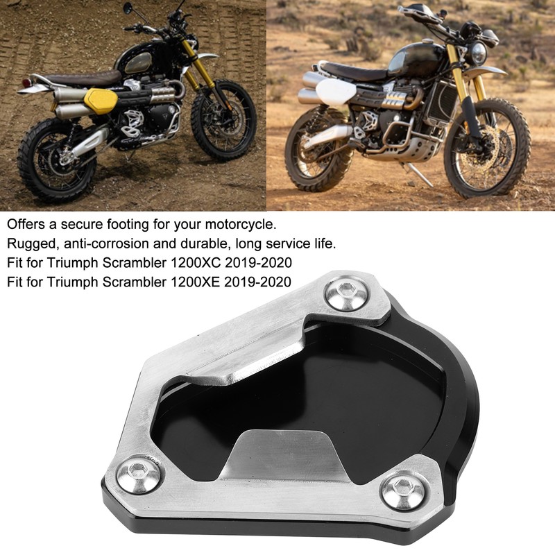 Kickstand Extension Pad Side Stand Enlarger Fit for Triumph Scrambler