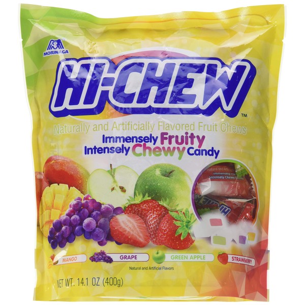 Hi-Chew Sensationally Chewy Japanese Fruit Candy, Assorted Flavors, 14.1 Ounce