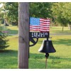Unbranded Cast Iron God Bless America Dinner Bell 13.5 "