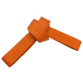 Karate Belt ORANGE,Extra Small Kids, Junior Special Kids size Easy Tie (160cm) Length For CHILDREN, Karate, Kickboxing, Shotokan, Shito-Ryu, Goju Ryu, All Styles Of Martial Arts