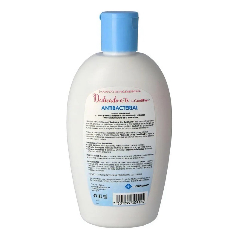 Candiflux Shampoo De Higiene Íntima Antibacterial Con 250 Ml