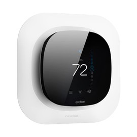 CaseBot Wall Plate for 2022 Ecobee Smart Thermostat Premium & 2022 Ecobee Smart Thermostat Enhanced, Practical and Stylish Trim Kit Bracket Mount Cover, Easy Installation, White