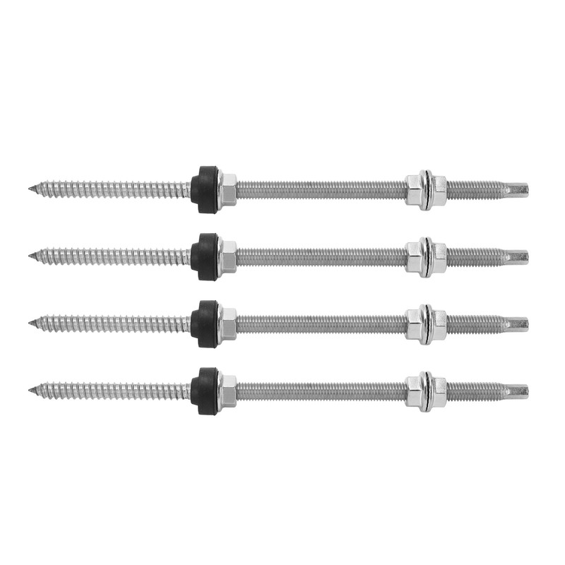 4PCS PV Bracket Double Head Screw Stainless Steel Anti Corrosion