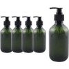 Pump Lotion Shampoo Empty Bottle Container 500ml, green (container), 5 pcs / 펌프 로션 샴푸 공병 용기 500ml, 녹색(용기), 5개