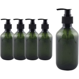Pump Lotion Shampoo Empty Bottle Container 500ml, green (container), 5 pcs / 펌프 로션 샴푸 공병 용기 500ml, 녹색(용기), 5개