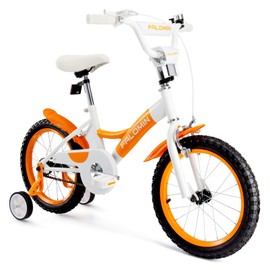 Falomin 14/16/18 Inch Children’s Bike for Toddlers Kids Ages 3-9, Safe Non-Slip Tires, Removable Training Wheels, Coaster Brake, Easy Assembly, Perfect for Boys and Girls, Multiple Color
