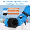 Unigear Kids Mittens Waterproof Winter Snow Ski Mittens with String