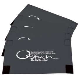 OSTRICH Bicycle Accessories Frame Cover B Set of 4 Black 9.4 x 5.5 inches (240 x 140 mm)