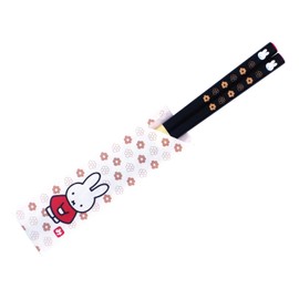 Kaneshotouki 213005 Dick Bruna Miffy Chopsticks Painted Chopsticks for Adults, Tableware, 8.3 inches (21 cm), Miffy Flower, Black, Made in Japan