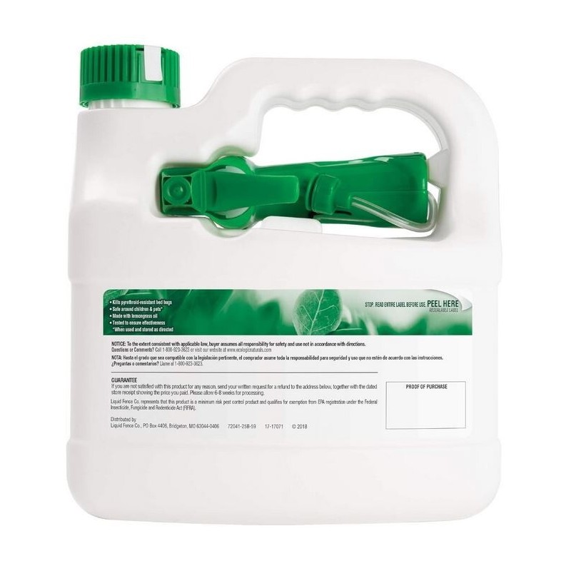 Ecologic Bed Bug Killer 64 Ounces, Ready-To-Use Spray, Kills Pyrethroid-Res