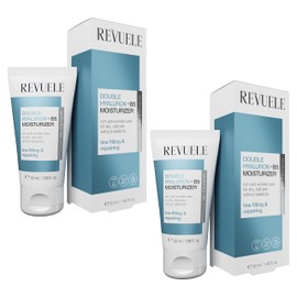 REVUELE Double Hyaluronic + B5 Moisturising Face Cream Pack of 2 2 x 50 ml