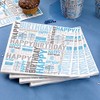 Neviti Happy Birthday Napkin, 23cm